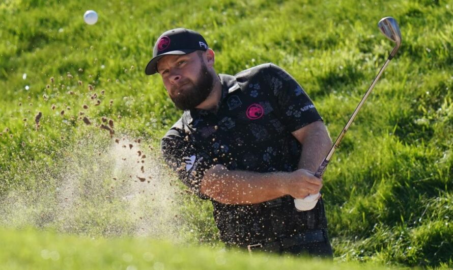 Pre-tournament favourite Tyrrell Hatton holds half lead at British Masters