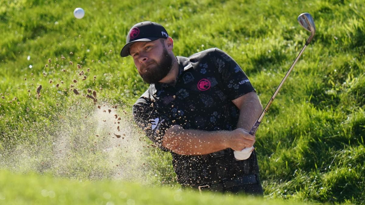 Pre-tournament favourite Tyrrell Hatton holds half lead at British Masters